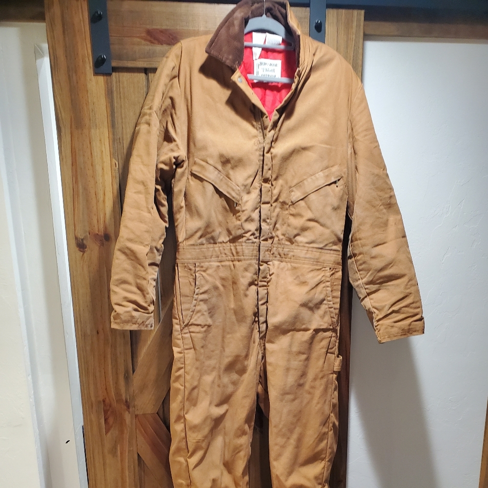 Tan Coverall Jumpsuit